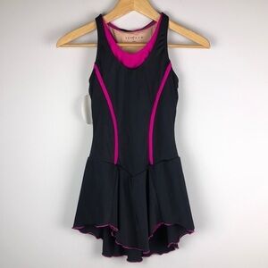 NEW Perform Figure Skating Dress SM Leotard Built in Bra Lined Performance 🇺🇸